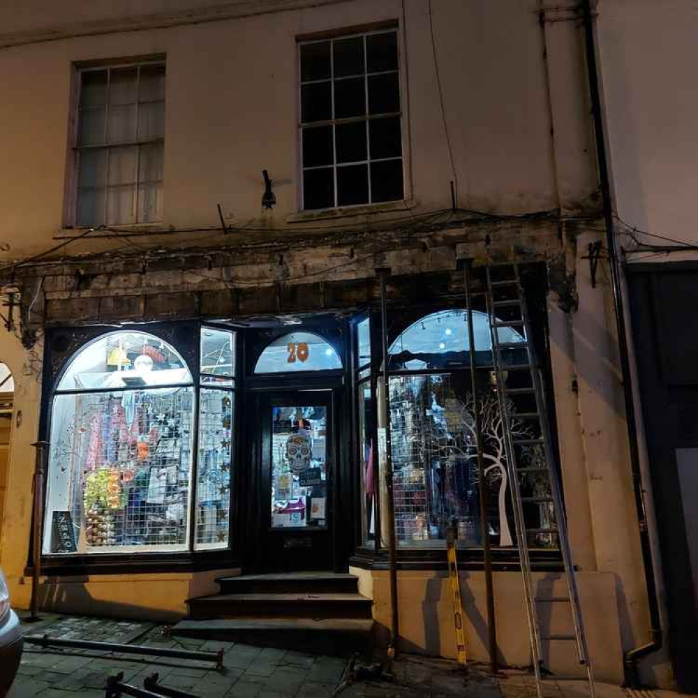 The costume hire shop on Bath Street