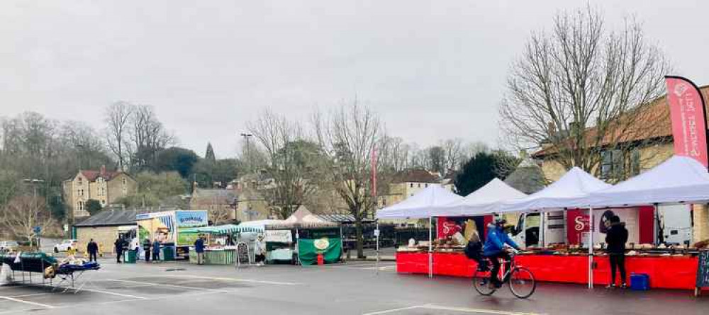 A depleted Frome Wednesday Market