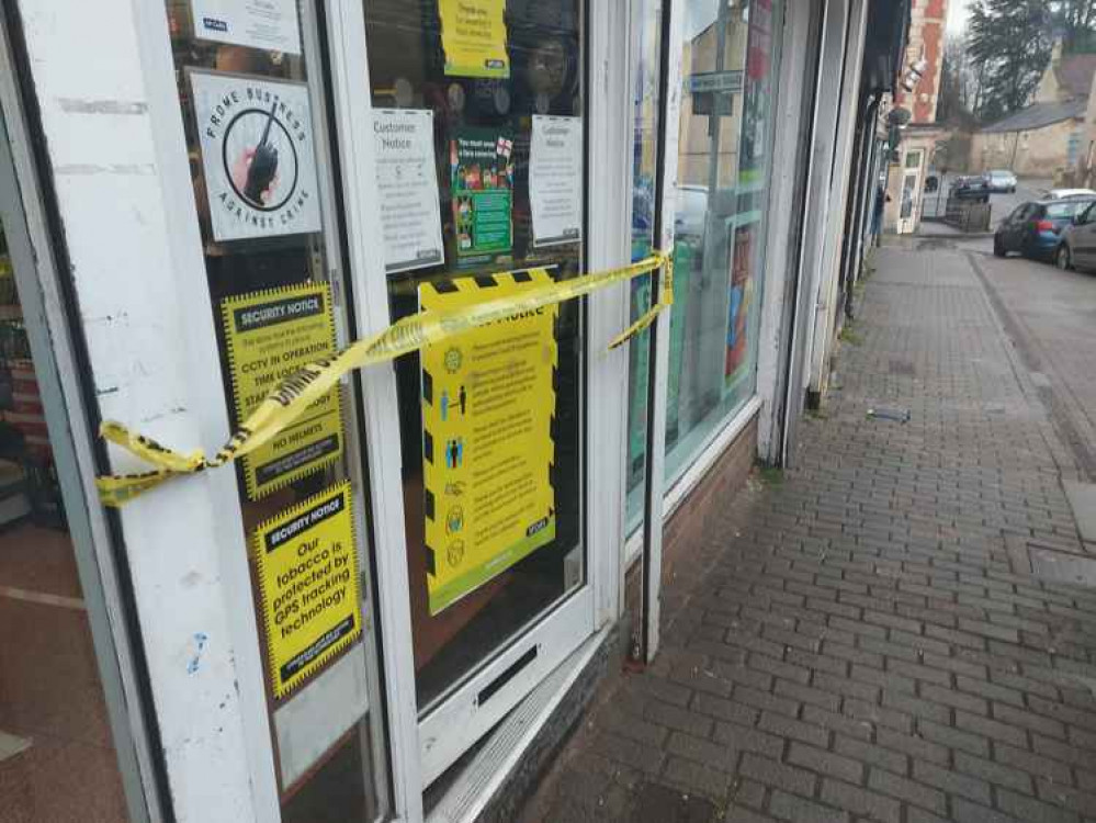 The supermarket was closed to customers lunchtime February 14