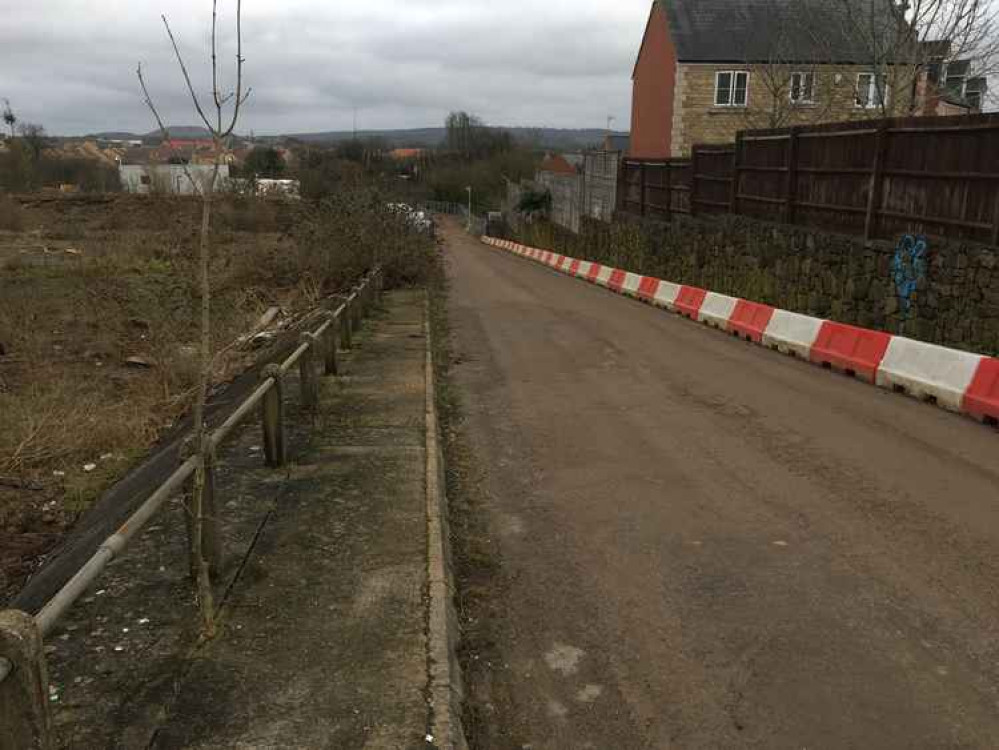 Proposed site of 25 homes on Adderwell Road in Frome (Photo: Daniel Mumby)