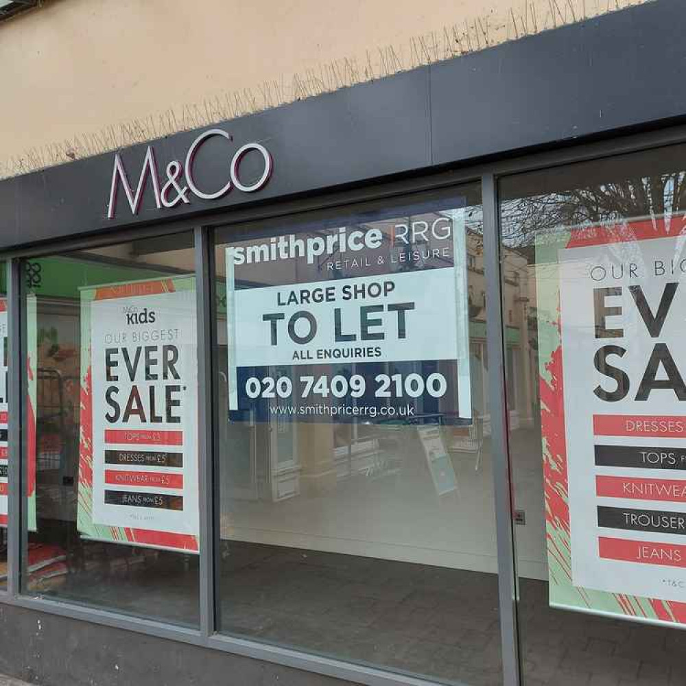 M & Co next door still has not found a commercial company to take on the lease