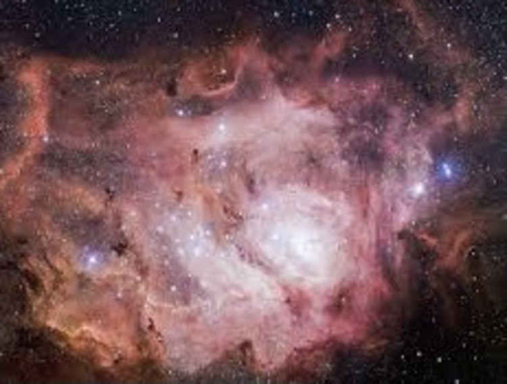 Then the Moon will appear close to Lagoon Nebula