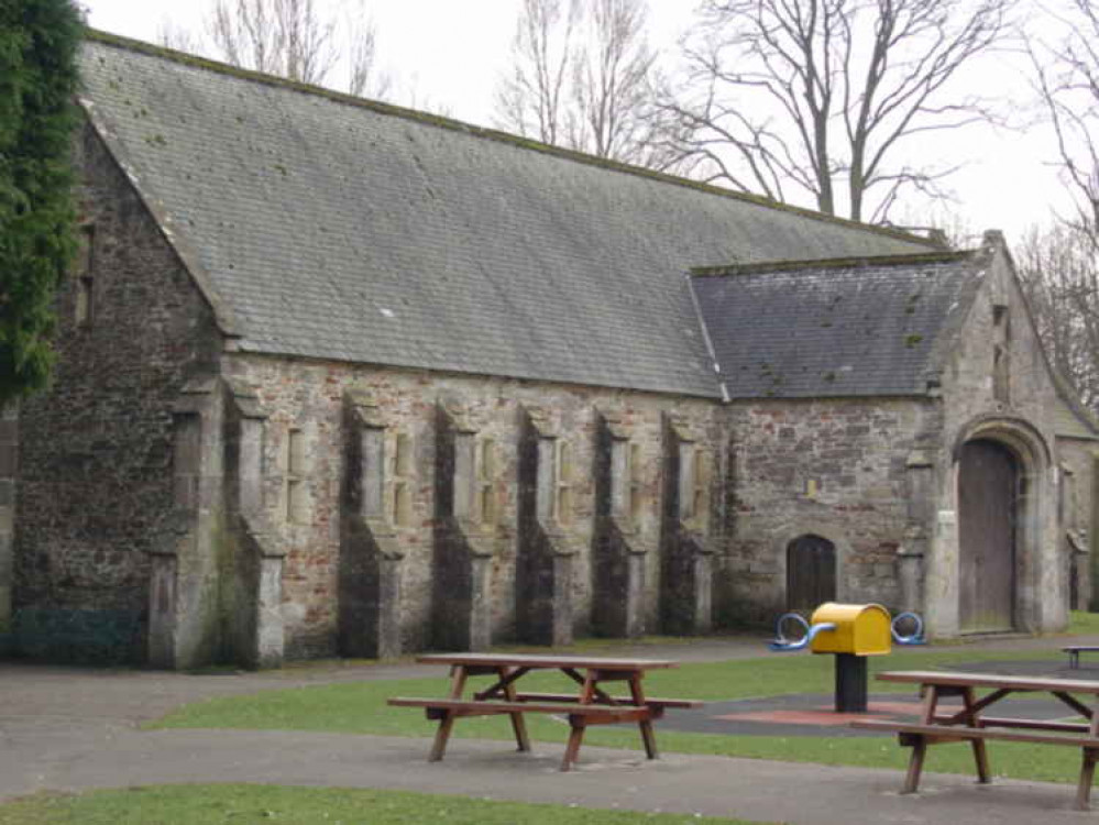 The 15th century barn is one of only 200 of its type remaining in the UK