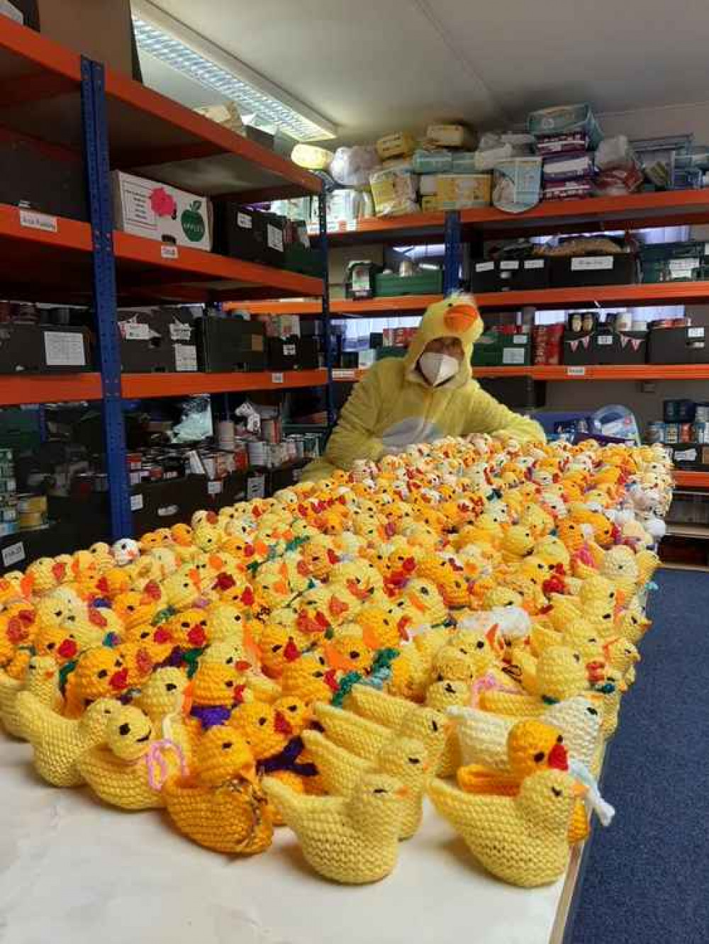 They already have quite a big haul of Easter chicks