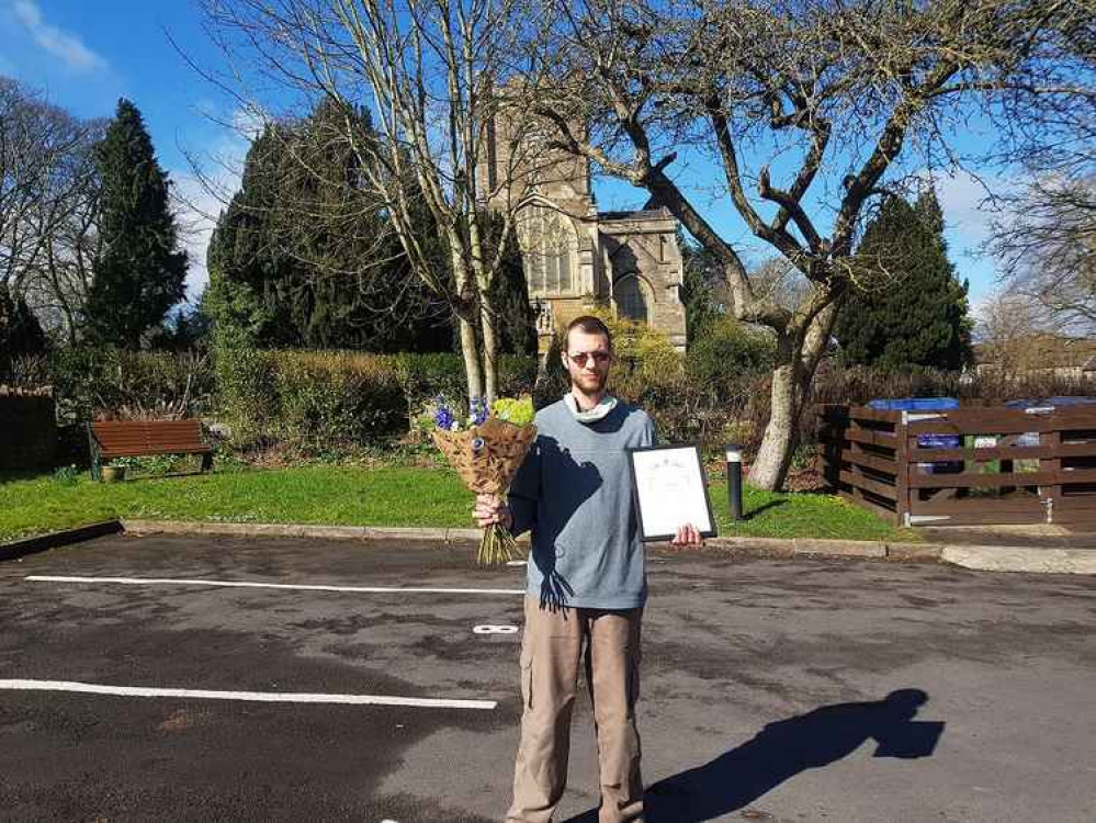 Radek Evans volunteers all across Frome