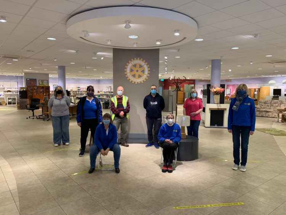 It has been a big effort by the Rotary volunteers, from three local groups