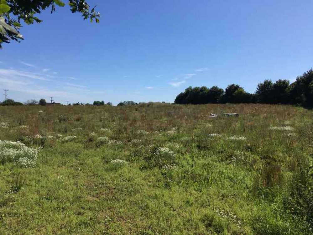 Proposed Site Of 82 Homes In Nunney, Seen From Green Pits Lane. CREDIT: Daniel Mumby. Free to use for all BBC wire partners.