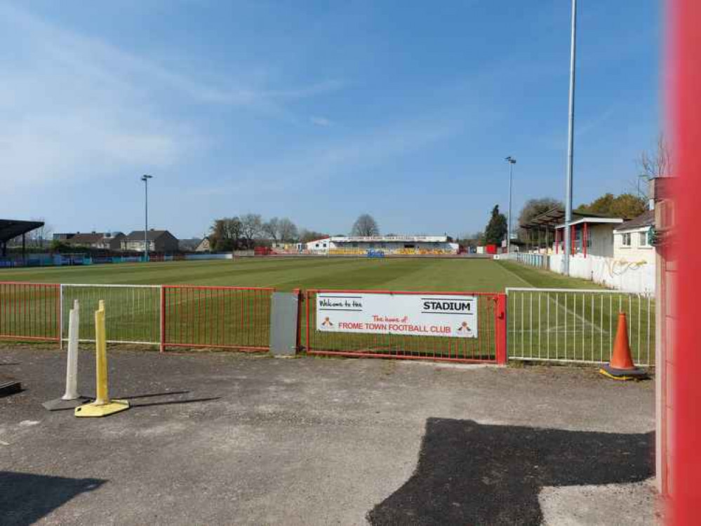 The ground of Frome Town FC on April 20