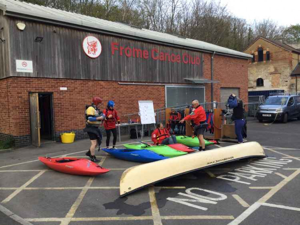 Frome Canoe Club in Market Yard