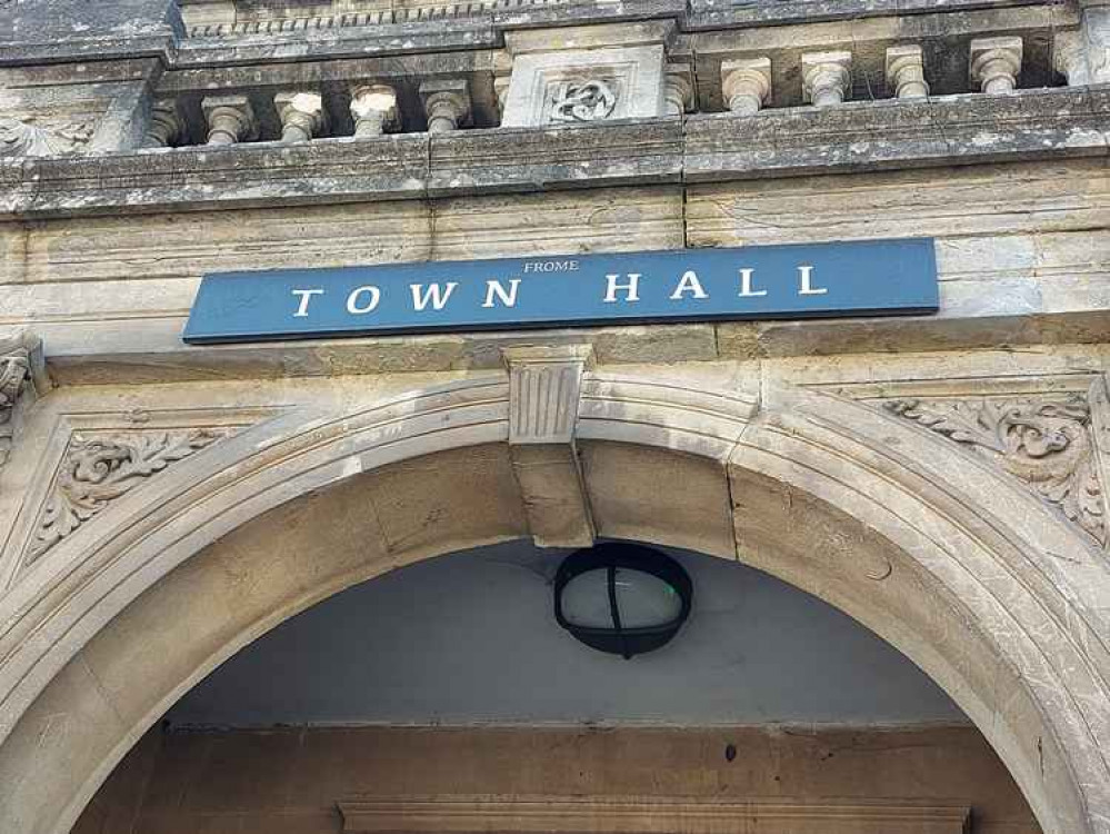 Frome Town Hall is still closed due to coronavirus lockdowns