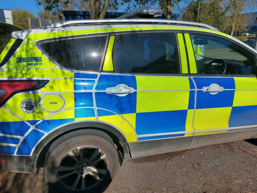 File photo of police vehicle in Frome