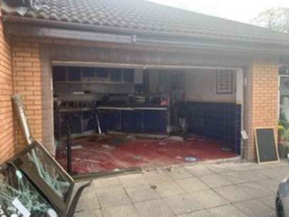 It is now an open air fish and chip shop