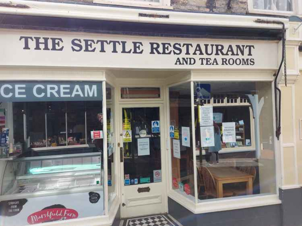 The restaurant and tea rooms are on Cheap Street in Frome