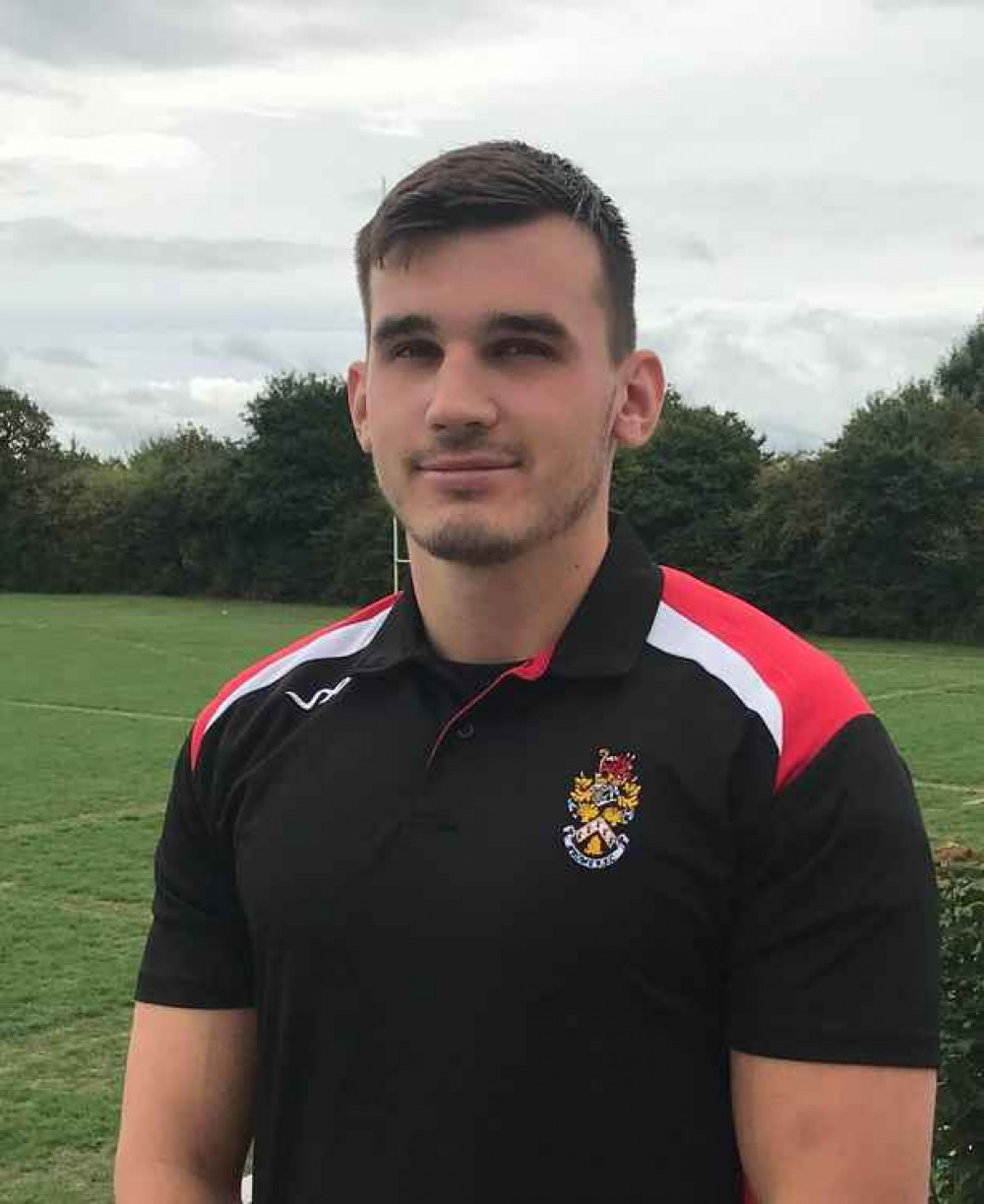 Alex Mallon, newly appointed Frome RFC Club & 1st XV Captain