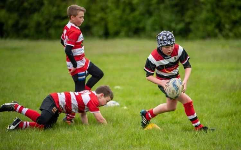 The Under 9s were also in action