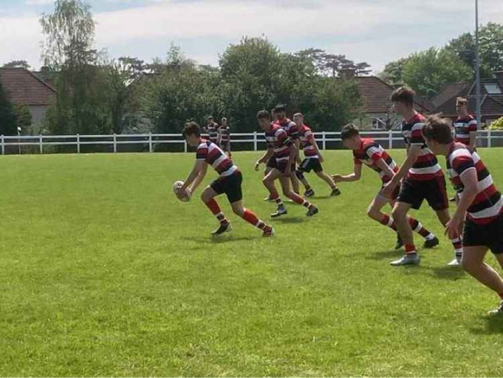 The team enjoyed a great game in the Wiltshire sunshine