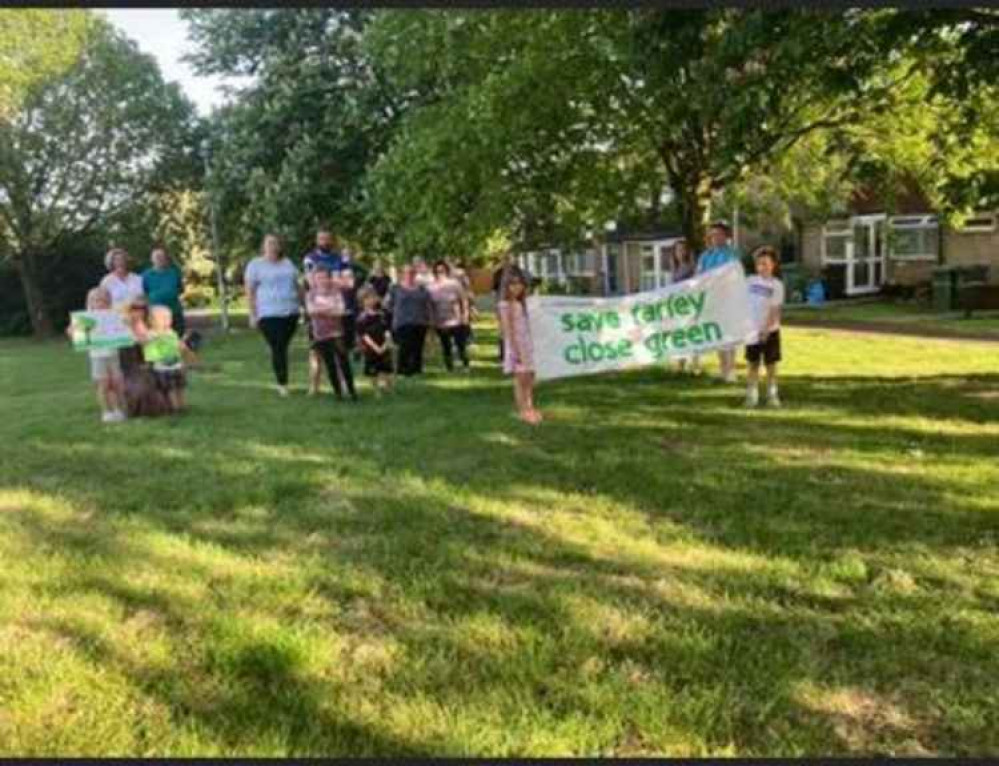 Residents of Farley Close make their feelings clear