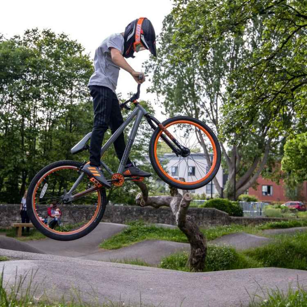 One of the youngsters putting the park to use : Photo Jenny Short