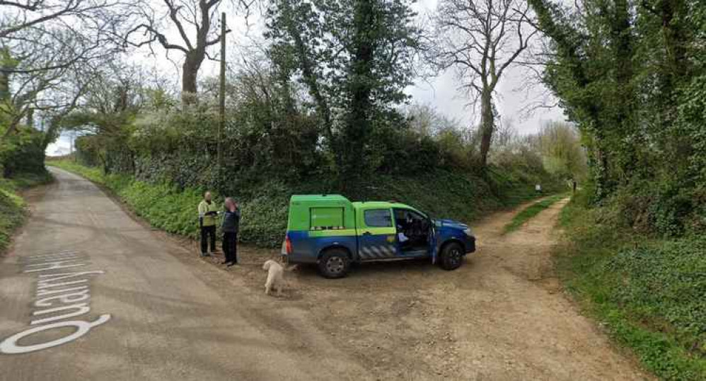 Entrance To Blackford Quarry On Quarry Lane In Blackford. CREDIT: Google Maps. Free to use for all BBC wire partners.