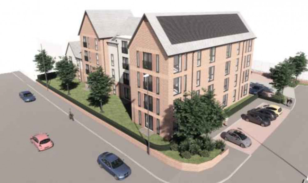 Artist'S Impression Of 23 Flats On A39 Glastonbury Road In Wells. CREDIT: Origin3 Studios. Free to use for all BBC wire partners.