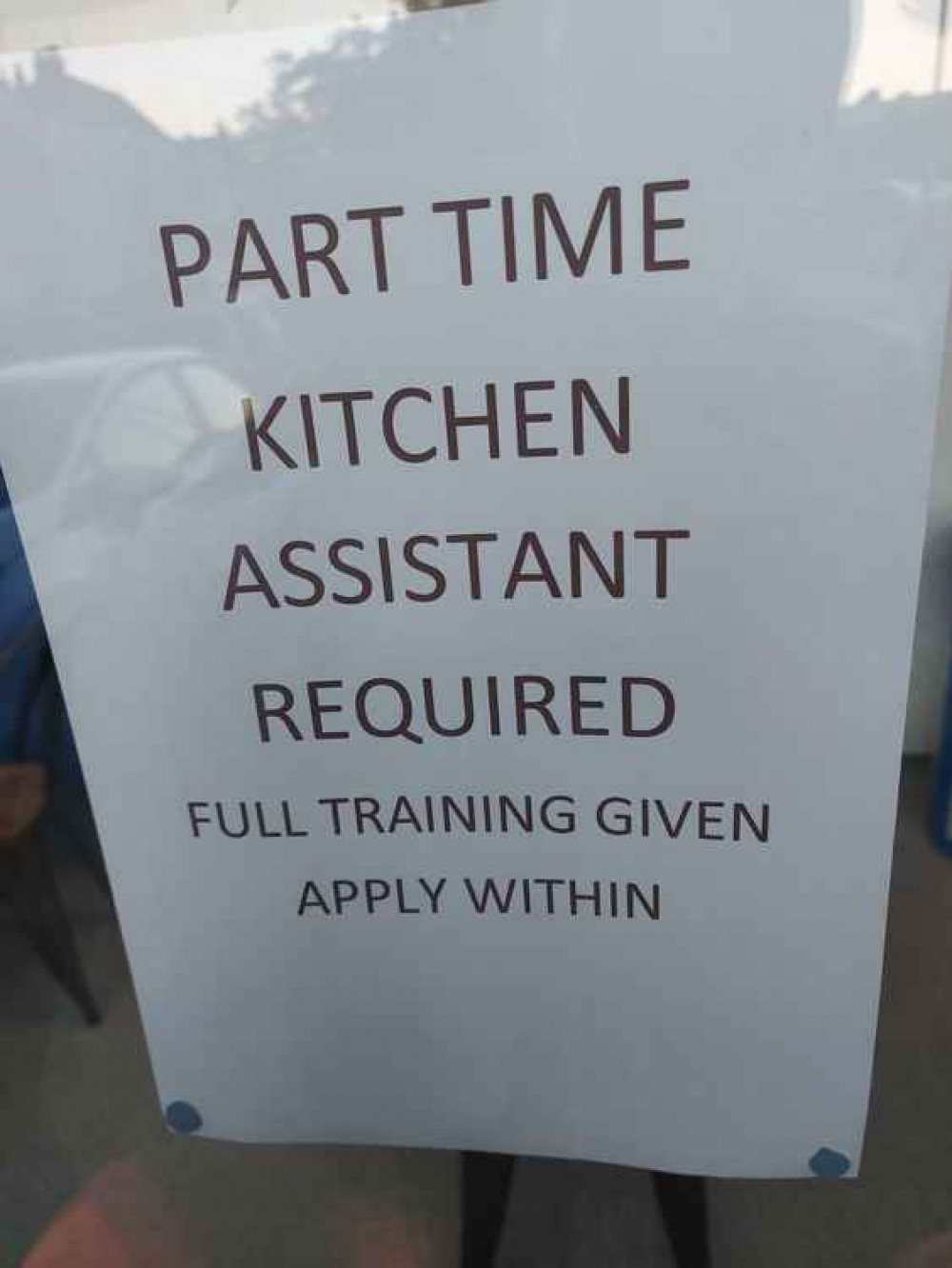 Part time kitchen assistant at Paul's Plaice in Badcox in Frome