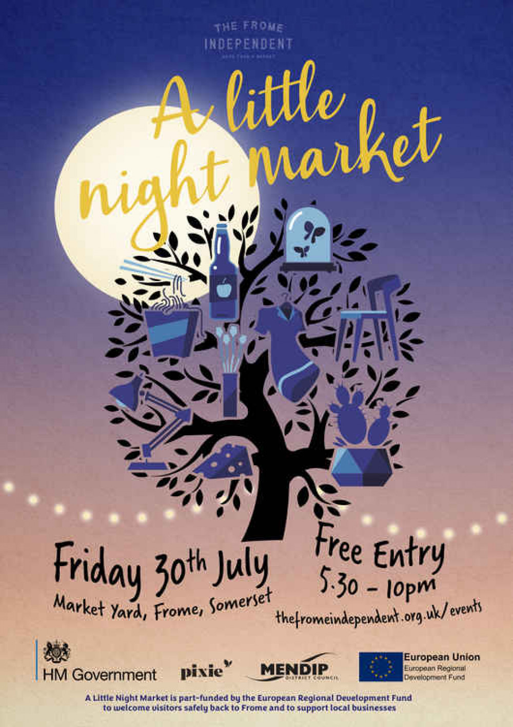 A Little Night Market - Poster