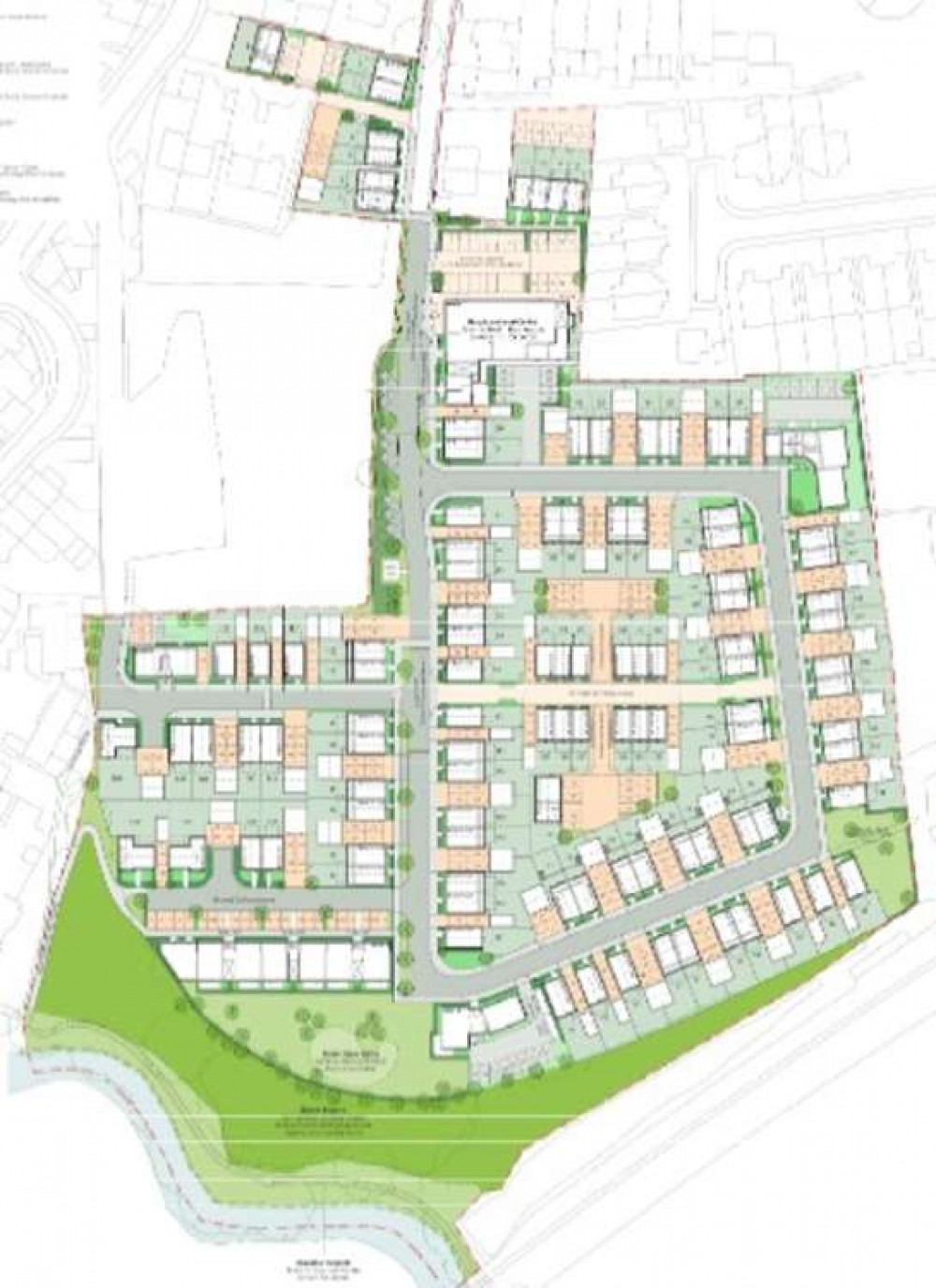 Amended Plans For 159 Homes On The Old Printworks Site On Caxton Road In Frome. CREDIT: PAD Design. Free to use for all BBC wire partners. Amended Plans For 159 Homes On The Old Printworks Site On Caxton Road In Frome. CREDIT: PAD Design. Free to use for all BBC wire partners.