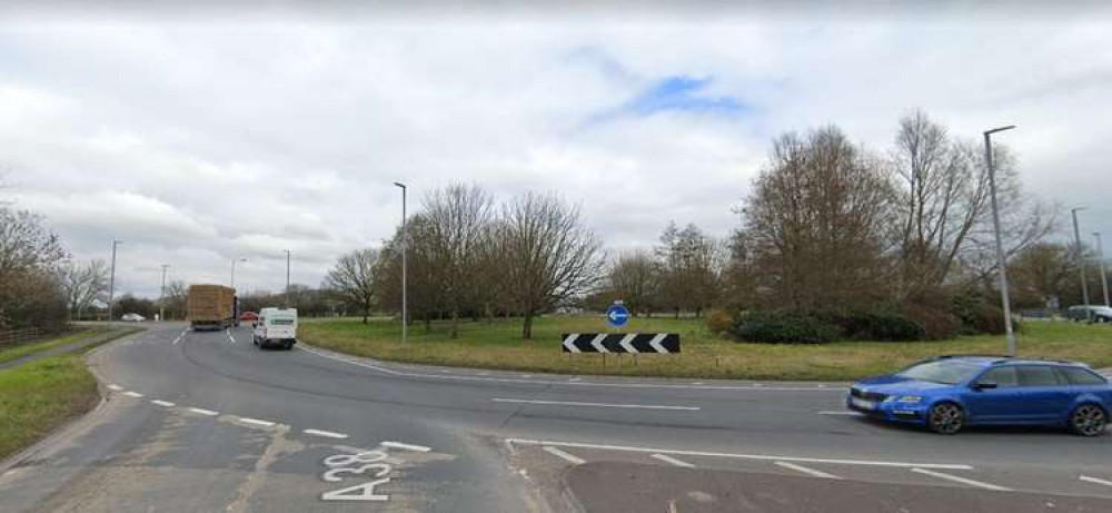 The Edithmead Roundabout Near Junction 22 Of The M5. CREDIT: Google Maps. Free to use for all BBC wire partners.