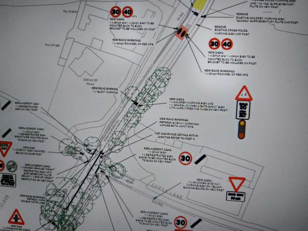 Some of the traffic proposals for the areas around Frome College