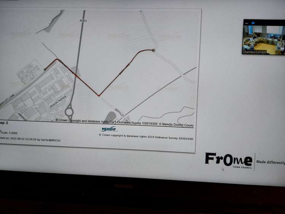 The two roads proposed for closure to cars - but not the meeting was reassured - bikes or pedestrians