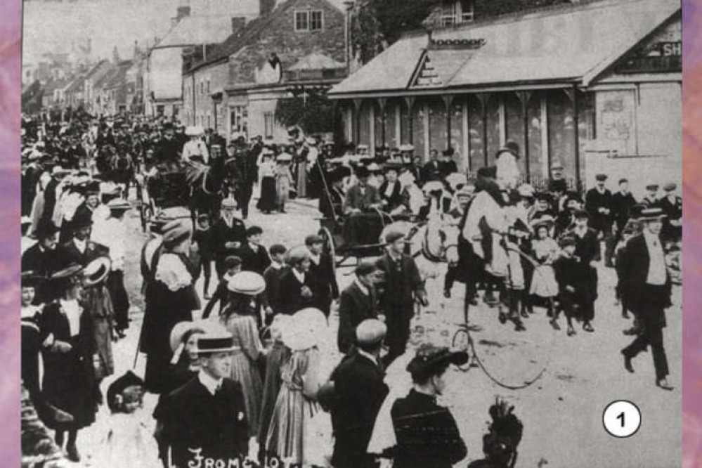 The Carnival parade going along Christchurch Street back in 1907 The Carnival parade going along Christchurch Street back in 1907