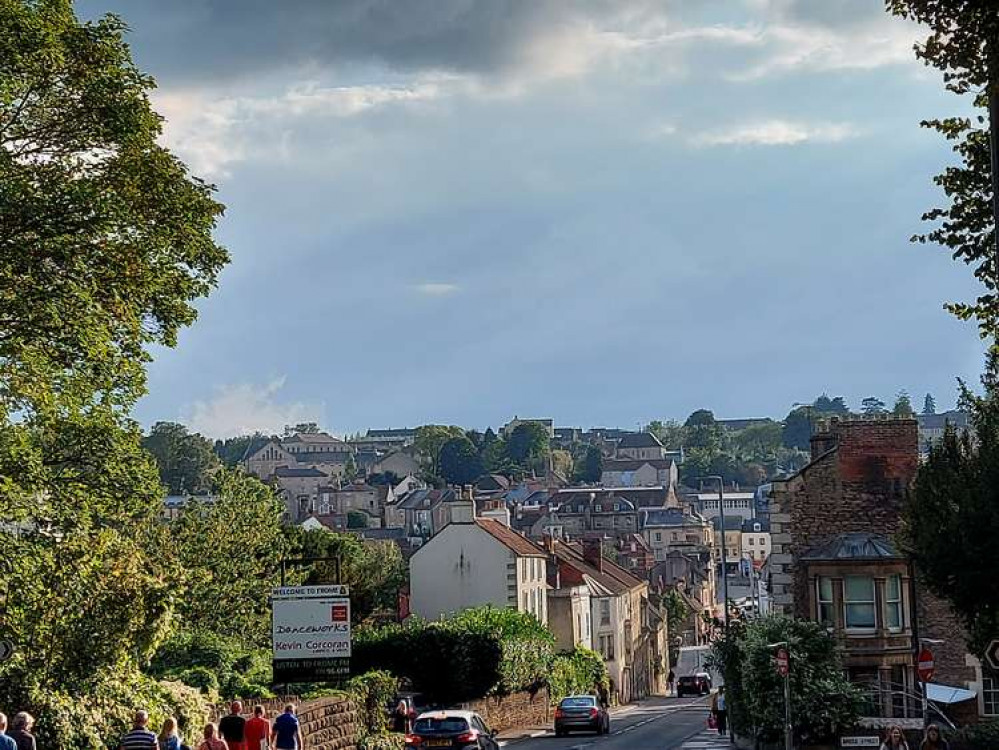 The Frome town sky line September 18