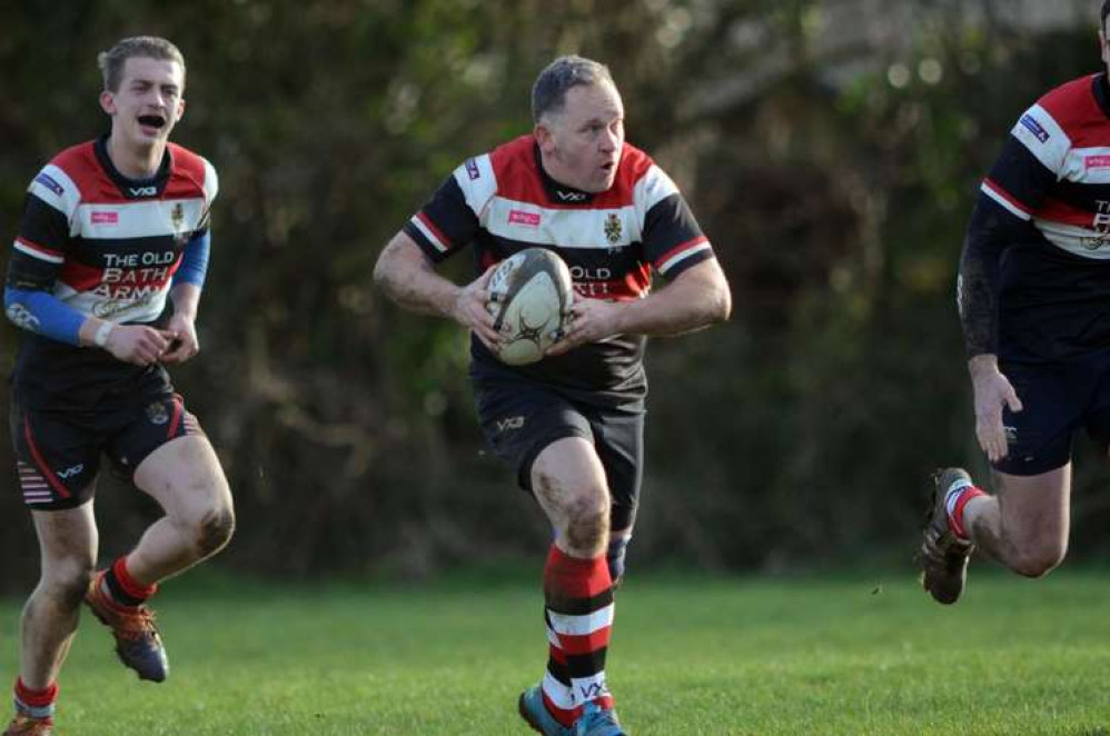 Plenty of pressure against the Wiltshire side Plenty of pressure against the Wiltshire side