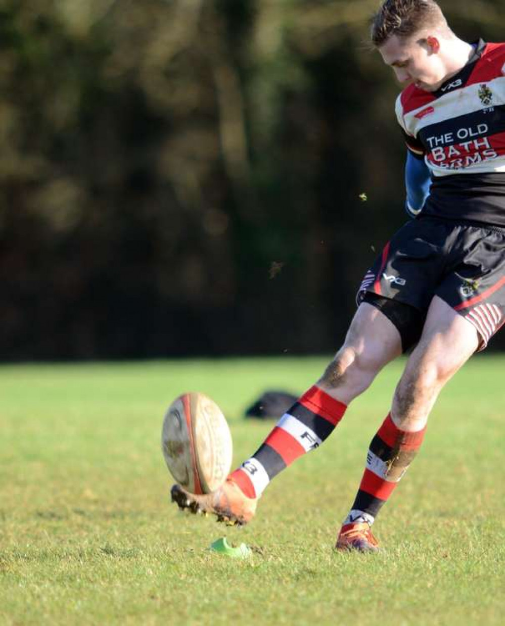 Frome battled Trowbridge - and the elements during the game Frome battled Trowbridge - and the elements during the game