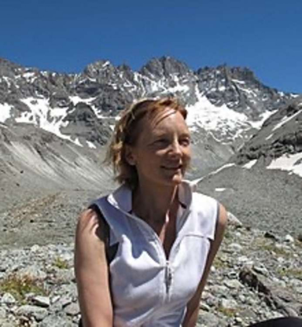 Jemma Wadham at the Arolla Glacier Jemma Wadham at the Arolla Glacier