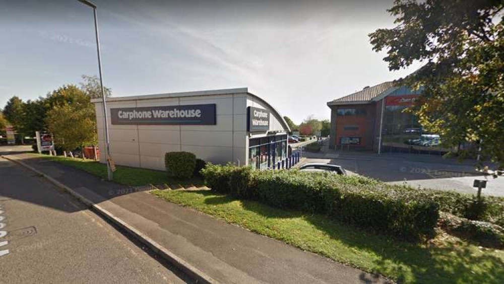 The Former Carphone Warehouse Outlet On Wessex Fields In Frome. CREDIT: Google Maps. Free to use for all BBC wire partners.