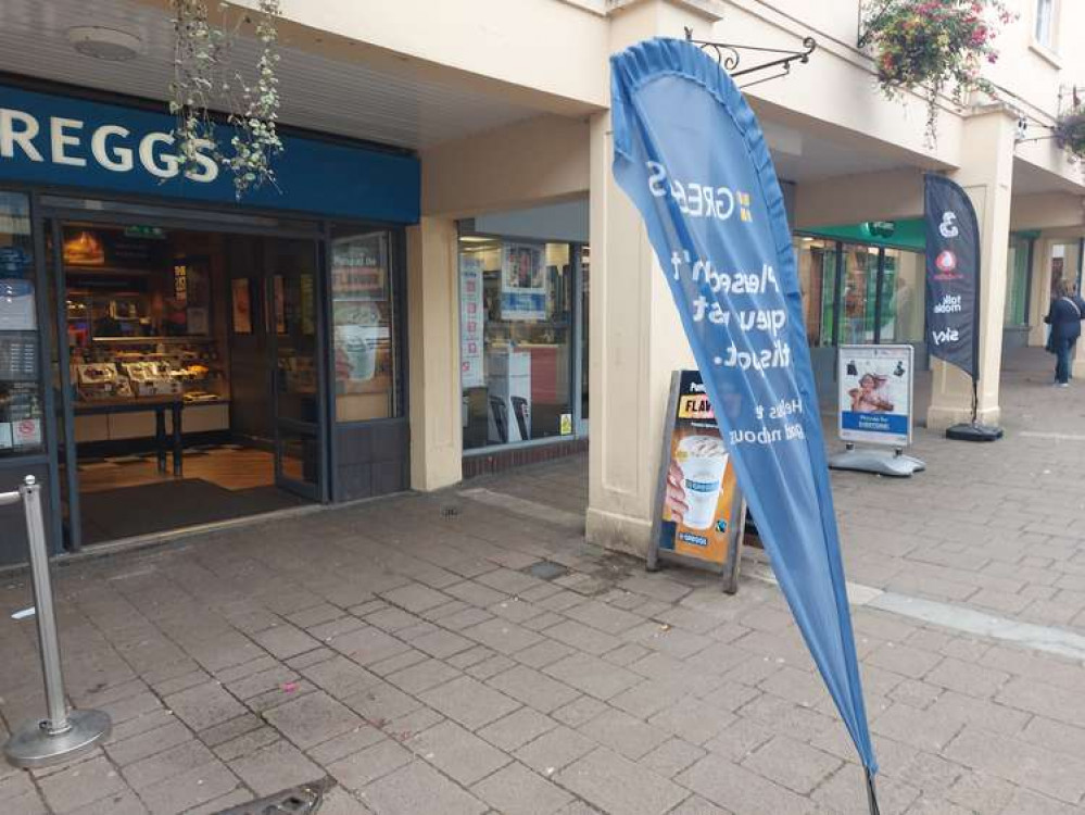 Most people seem to welcome it - as long as they don't shut this one - the Greggs already in Frome in the centre