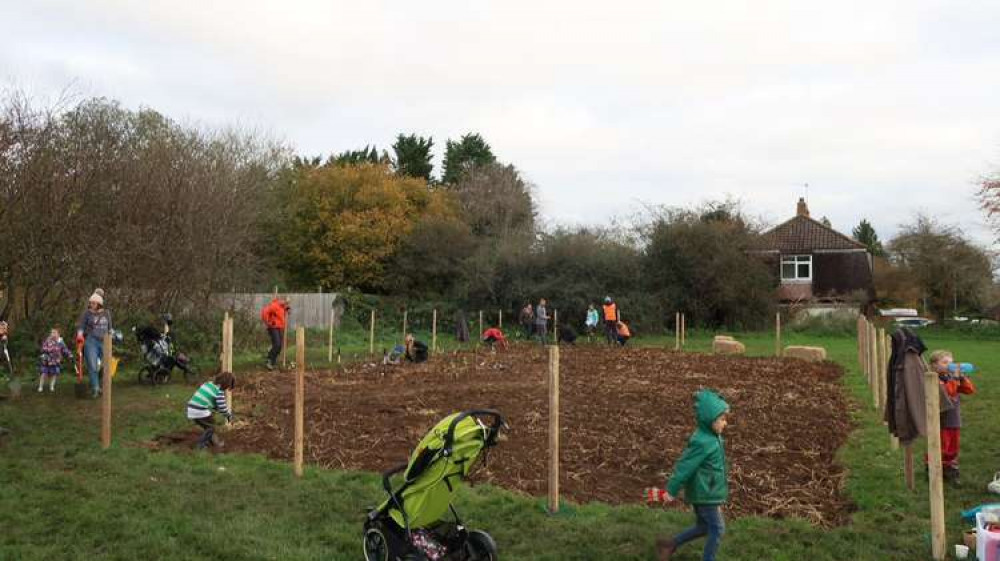 Little Frome green fingers take a welcome break: Photo Andy Jones