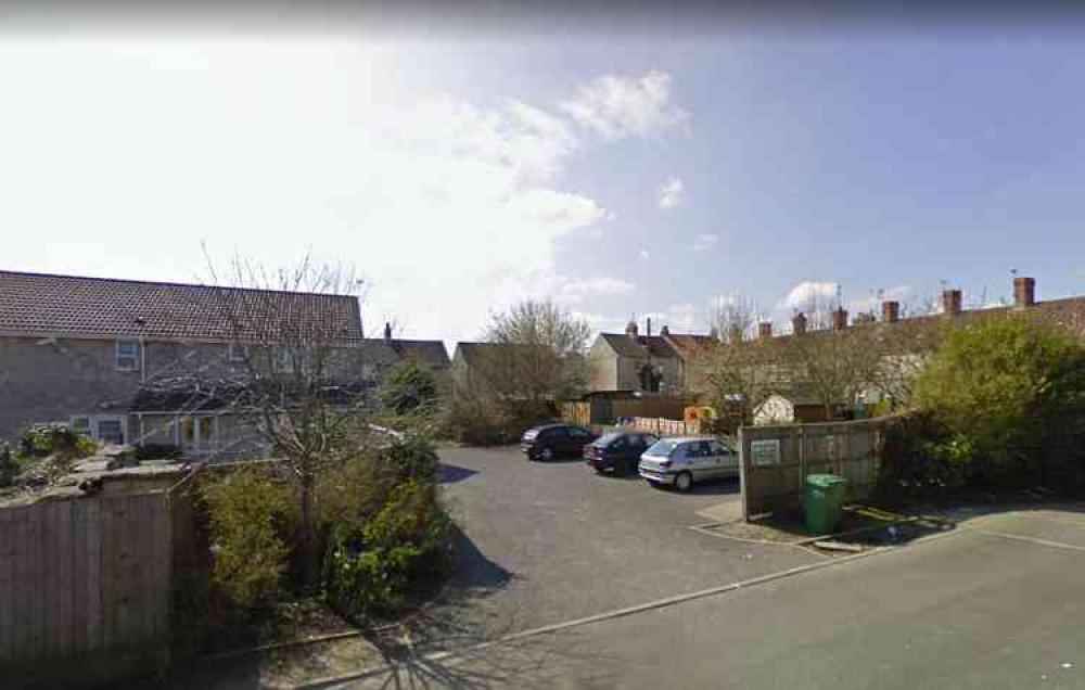 The land earmarked for the new homes The land earmarked for the new homes