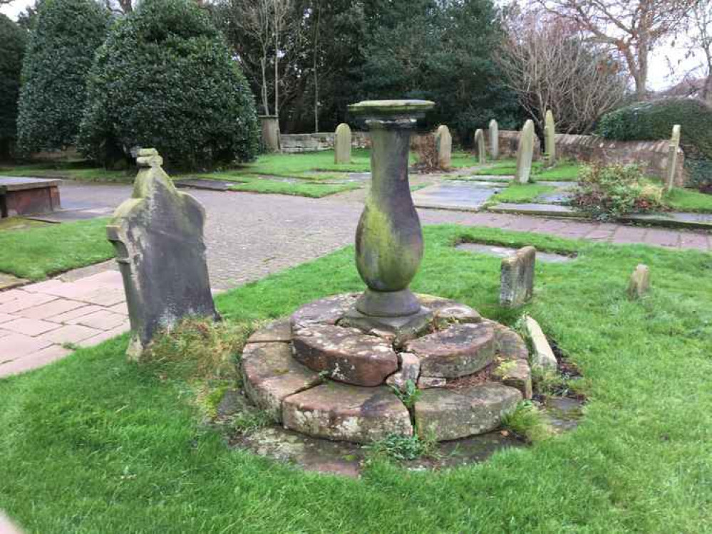 The sundial at St Peter's 