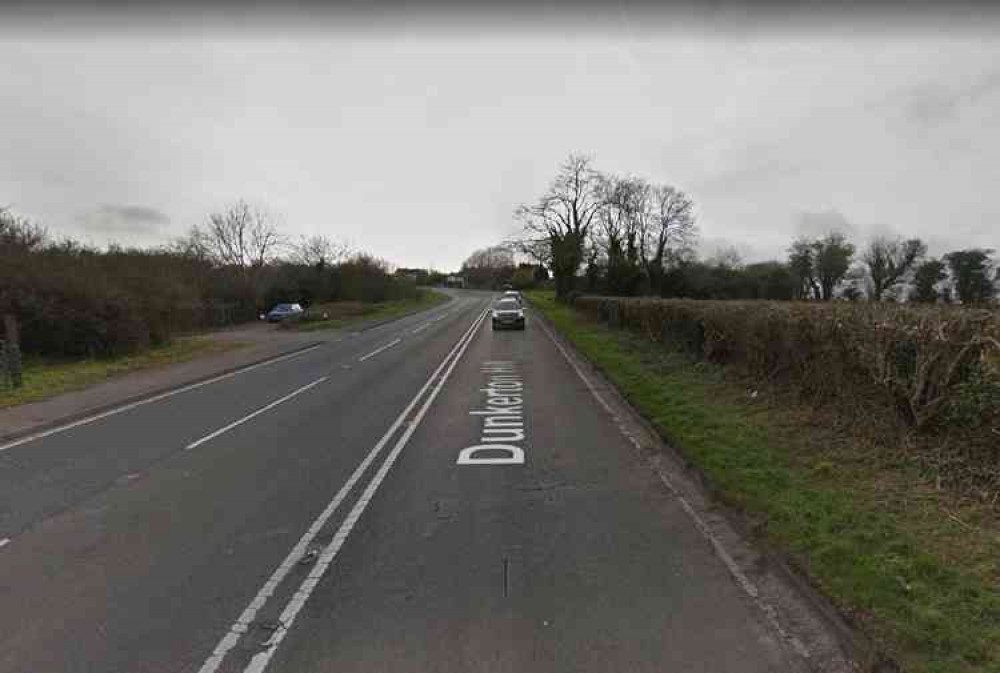 The incident happened on Dunkerton Hill (Photo: Google Street View)