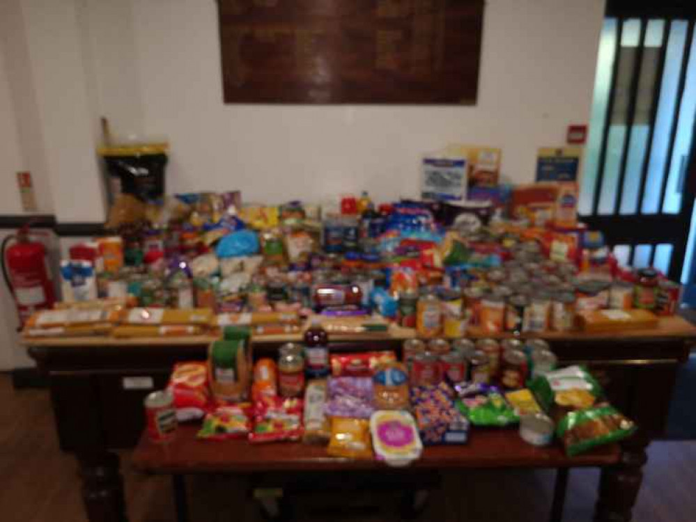 Thought for food, and food for thought - Foodbank collection