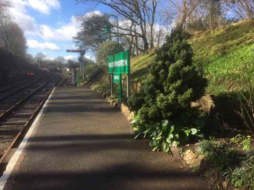 Lots of excitement at the Midsomer Norton station