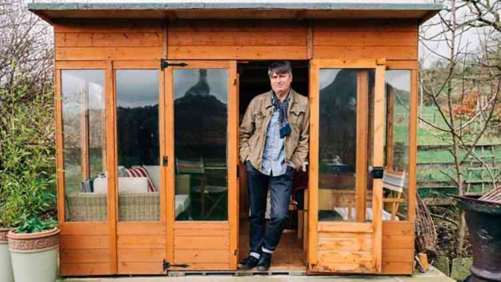 Poet Laureate Simon Armitage in his writing shed (image by BBC ) Poet Laureate Simon Armitage in his writing shed (image by BBC )