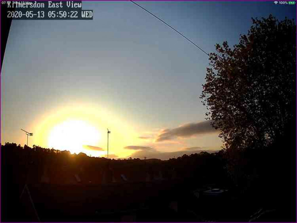 The morning skies in Kilmersdon (May 13)