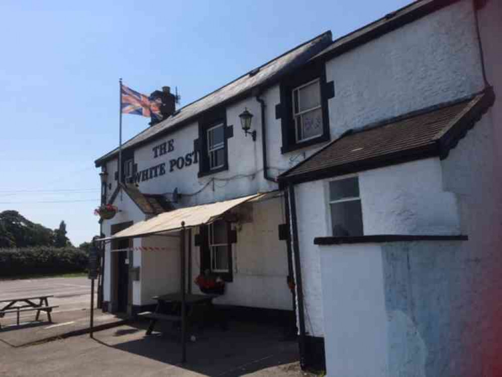 The White Post pub at the top of Midsomer Norton June 23