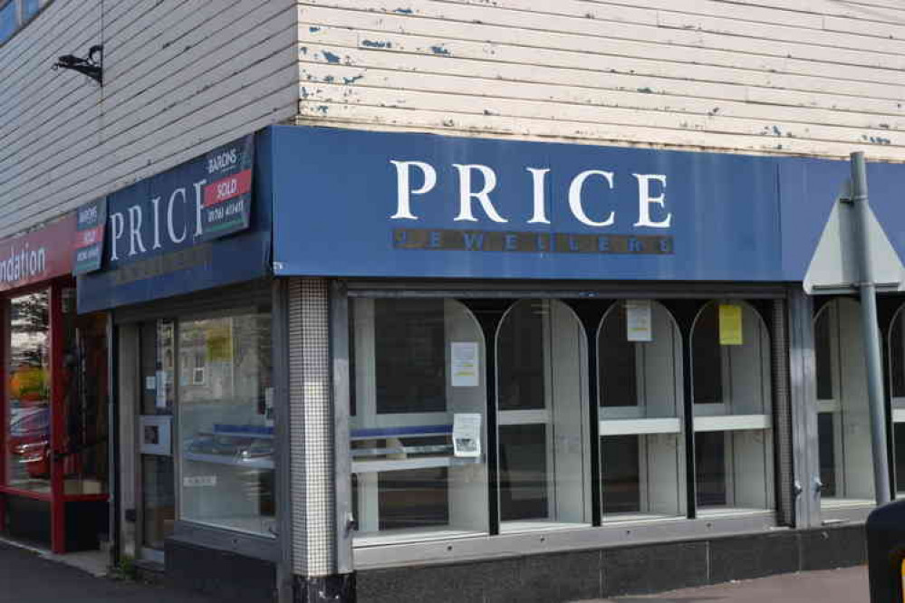 The former jewellery store is now empty (July 22)