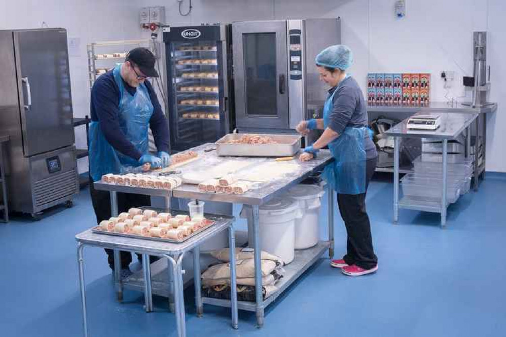 The bakery area at Little Jack Horners in Mells The bakery area at Little Jack Horners in Mells