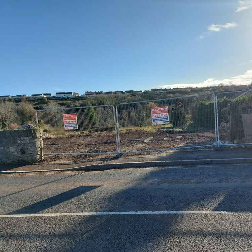 The site at 46 Radstock Road cleared already (November 19) The site at 46 Radstock Road cleared already (November 19)