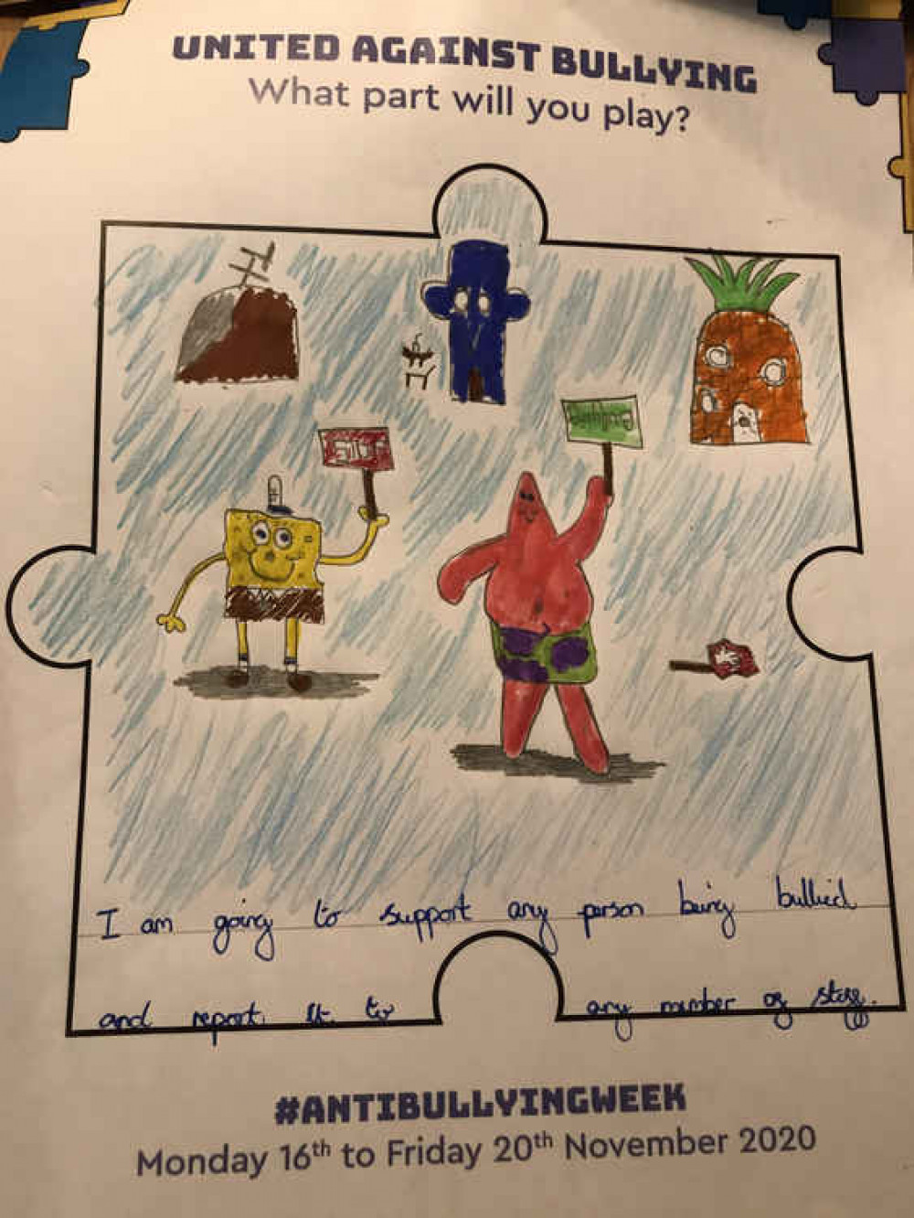 If you can be anything, be kind. Pupils learnt that everyone has a part to play in ending bullying. If you can be anything, be kind. Pupils learnt that everyone has a part to play in ending bullying.